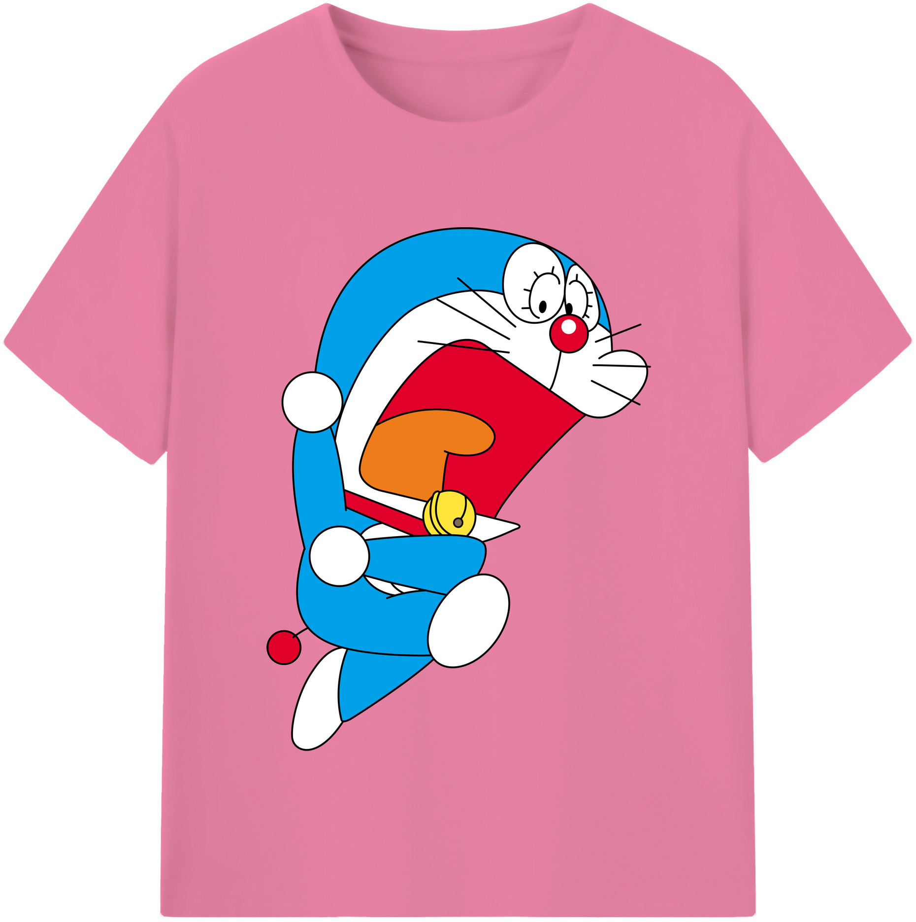 （画像用） ドラえもん Doraemon 綿100％半袖Tシャツ（フロントプリント）